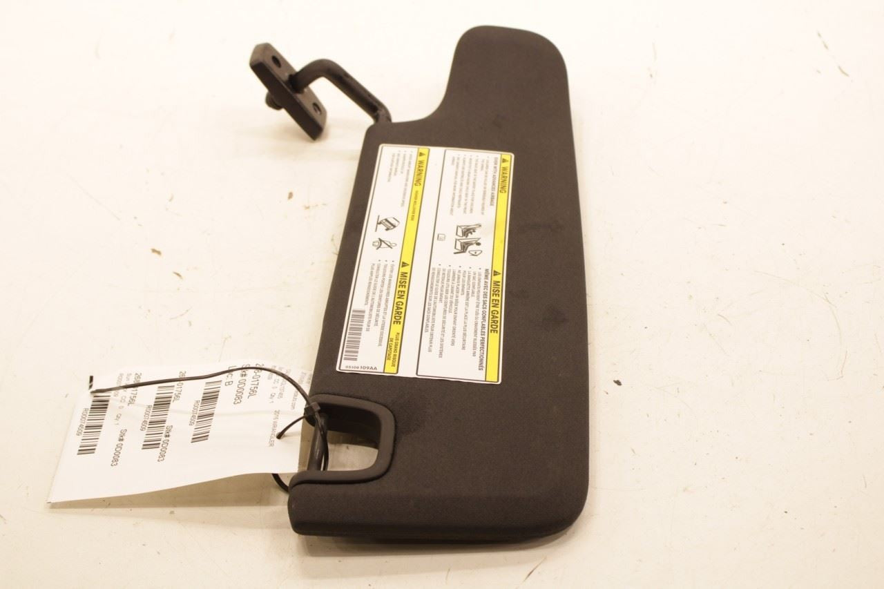 2012-18 Jeep Wrangler Sport 2dr 3.6L Front Driver Left Side Sun Visor w/ Mirror - Alshned Auto Parts