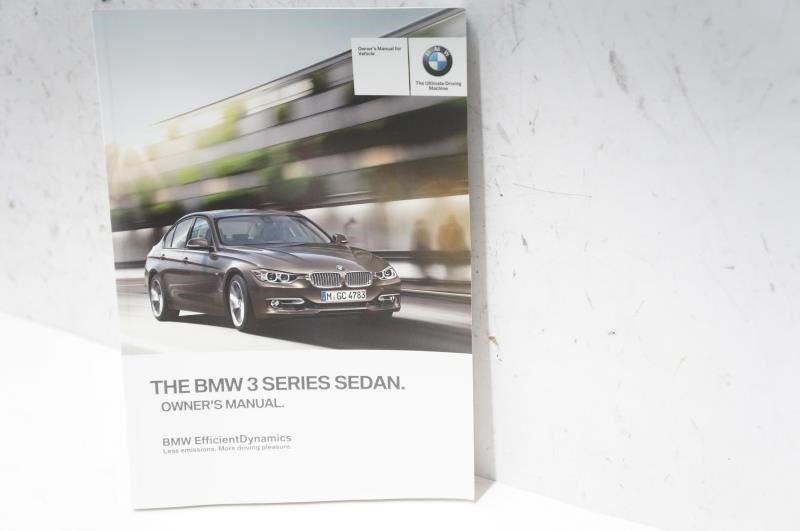 2013 BMW 3 Series Owner's Manual Book Set with Case - Alshned Auto Parts