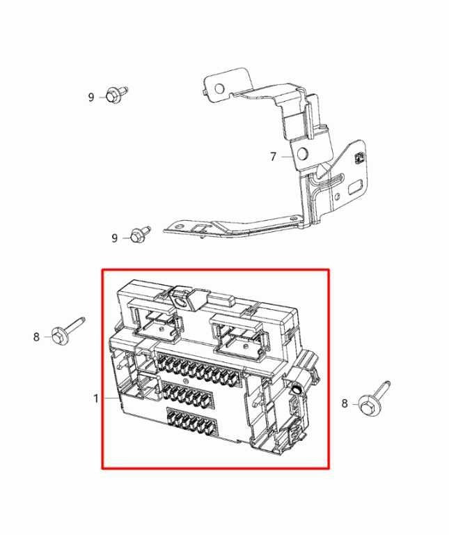 2019 Jeep Cherokee Latitude 3.2L Cabin BCM Body Control Module Fuse Relay Block - Alshned Auto Parts