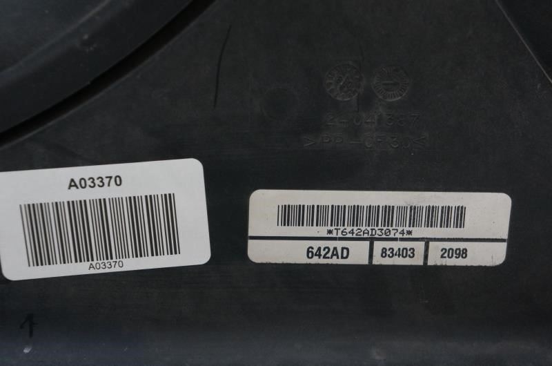 09 Jeep Wrangler Rubicon 3.8L Radiator Cooling Fan Motor Assembly 68039593AA OEM - Alshned Auto Parts