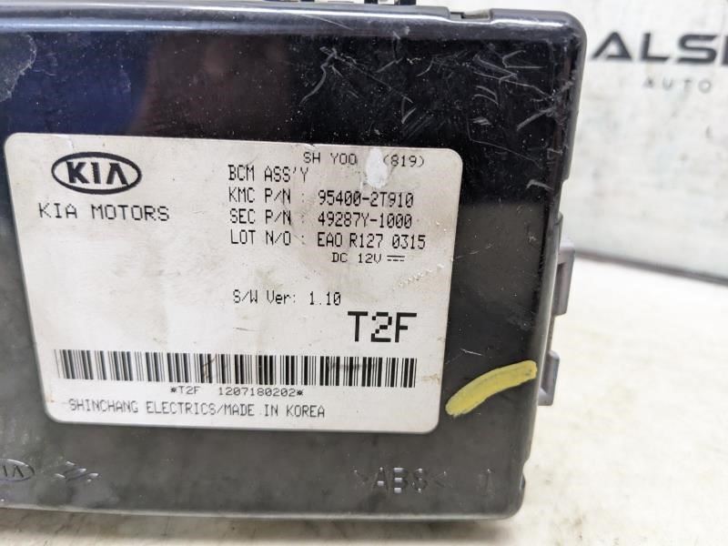 2011-13 Kia Optima Keyless Ignition Body Control Module BCM BCU 95400-2T910 OEM - Alshned Auto Parts