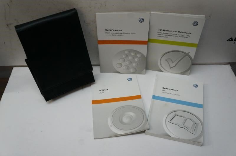 2015 Jetta Owner's Manual Book Case RCD 310 1525U1JT623 OEM - Alshned Auto Parts