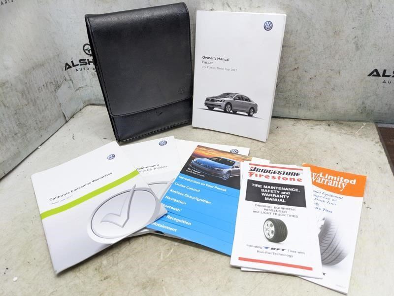 2017 Volkswagen Passat U.S. Edition Owners Manual Set with Case 561012723BC OEM - Alshned Auto Parts