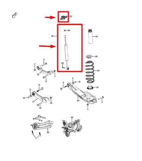 2019-20 Jeep Cherokee RR RH Side Suspension Shock Strut Absorber 68373944AB OEM - Alshned Auto Parts