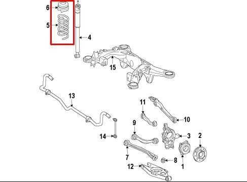2010-2016 Mercedes-Benz E 350 Luxury 4Matic Rear Right and Left Side Coil Spring1