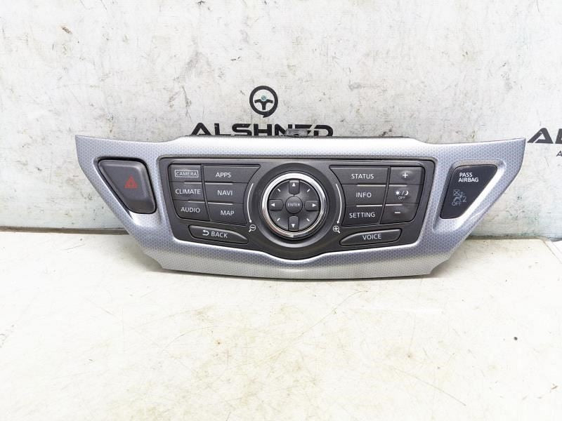 2017-2020 Nissan Pathfinder Audio Navigation Control Panel Switch 28395-9PJ1A - Alshned Auto Parts