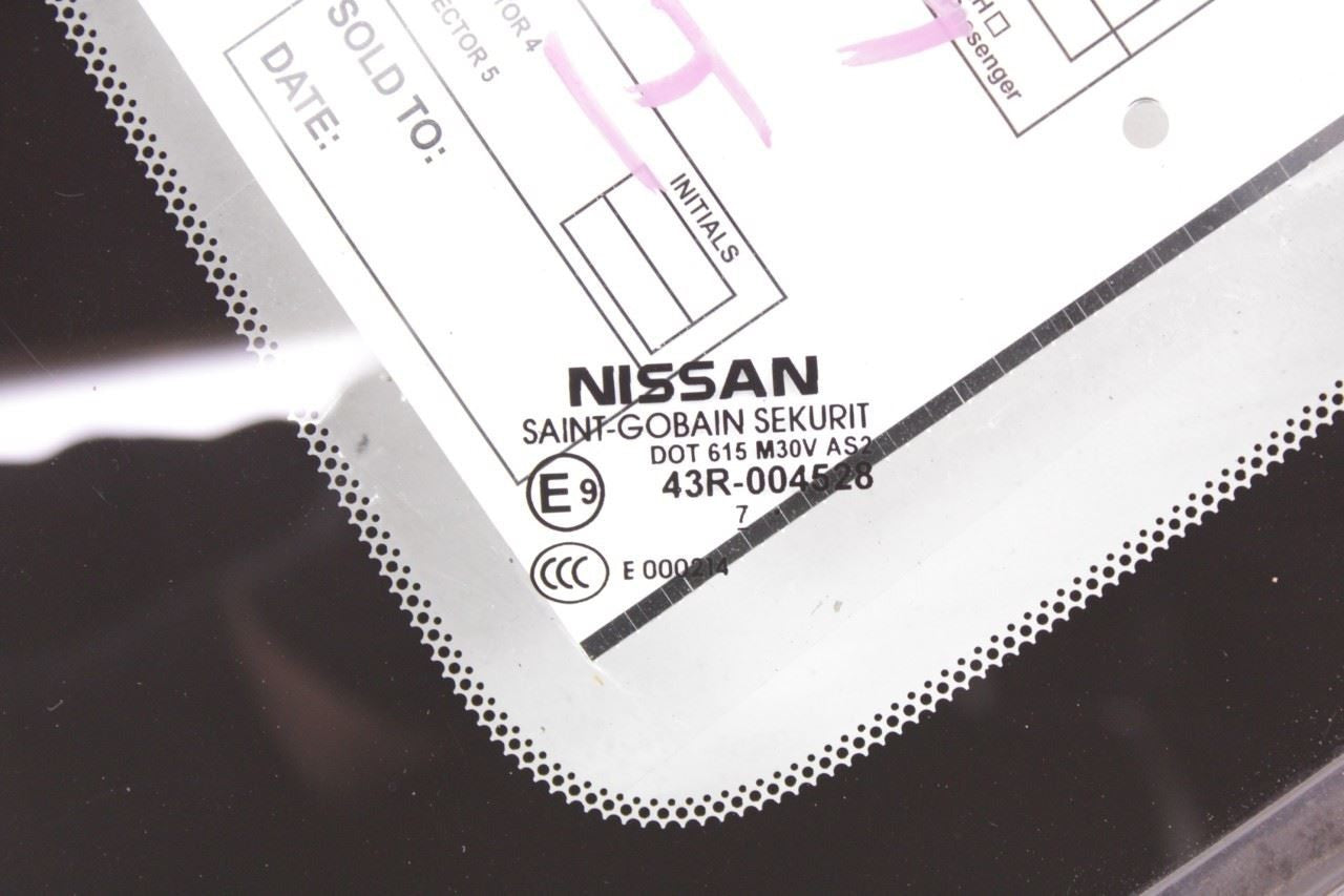 2013-19 Nissan Sentra SL Rear Left Side Quarter Window Glass 833013SG0A *ReaD* - Alshned Auto Parts