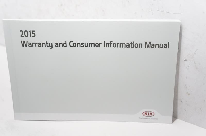 2015 Kia Sorento Owner's Manual Book Set with Case - Alshned Auto Parts