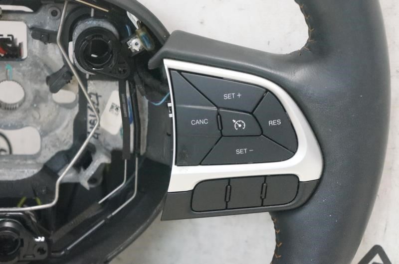 2017-2021 Jeep Compass Steering Wheel Leather w/ Control Buttons 6QY52DX9AA OEM - Alshned Auto Parts