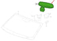 2014-17 Jeep Cherokee Interior Inside Rear View Mirror with Auto Dim 68110890AE - Alshned Auto Parts
