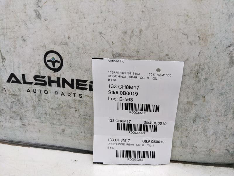 11-20 Ram 1500 Laramie AWD Rear Driver Left Side Upper and Lower Door Hinge Set - Alshned Auto Parts
