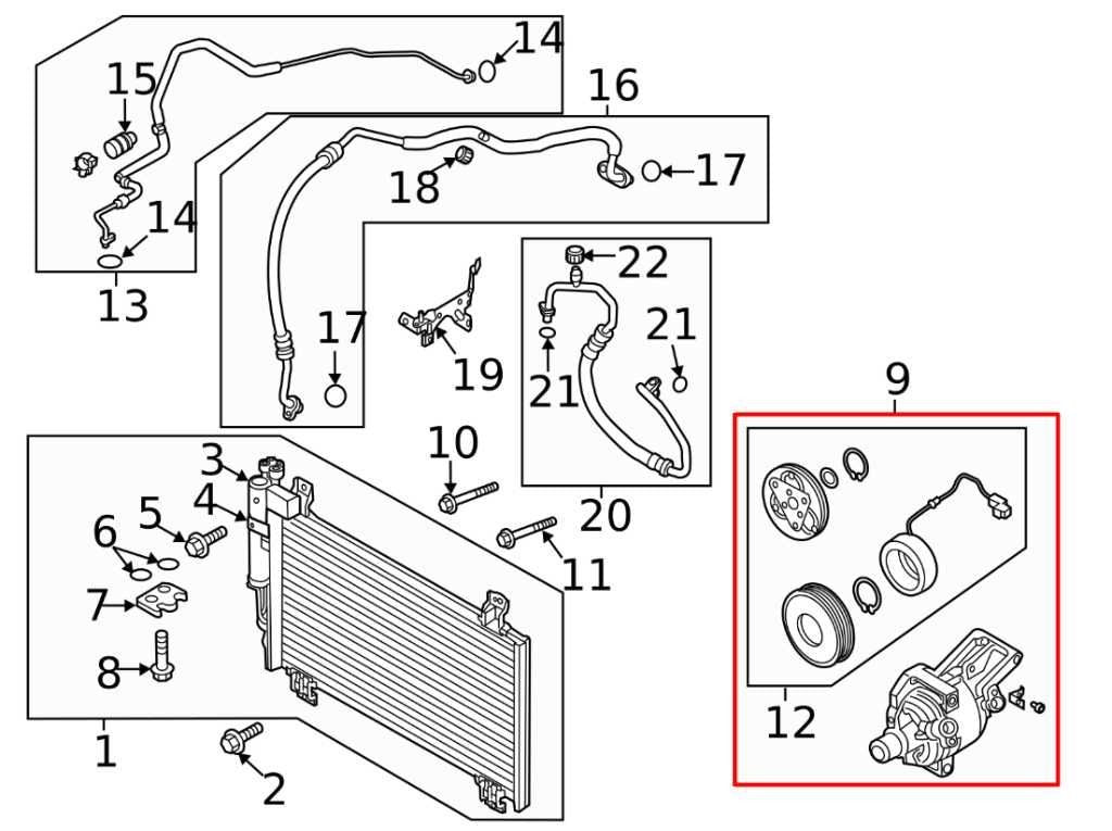 2016-2021 Mazda CX-3 2.0L AC Air Conditioner Compressor 12V D09W61450 OEM - Alshned Auto Parts