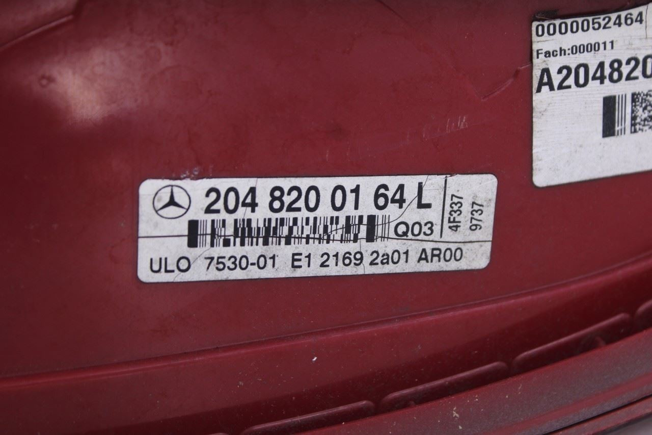 2008-11 Mercedes-Benz C350 Sport Rear Left Side Tail Light Lamp 204-906-83-02-64 - Alshned Auto Parts
