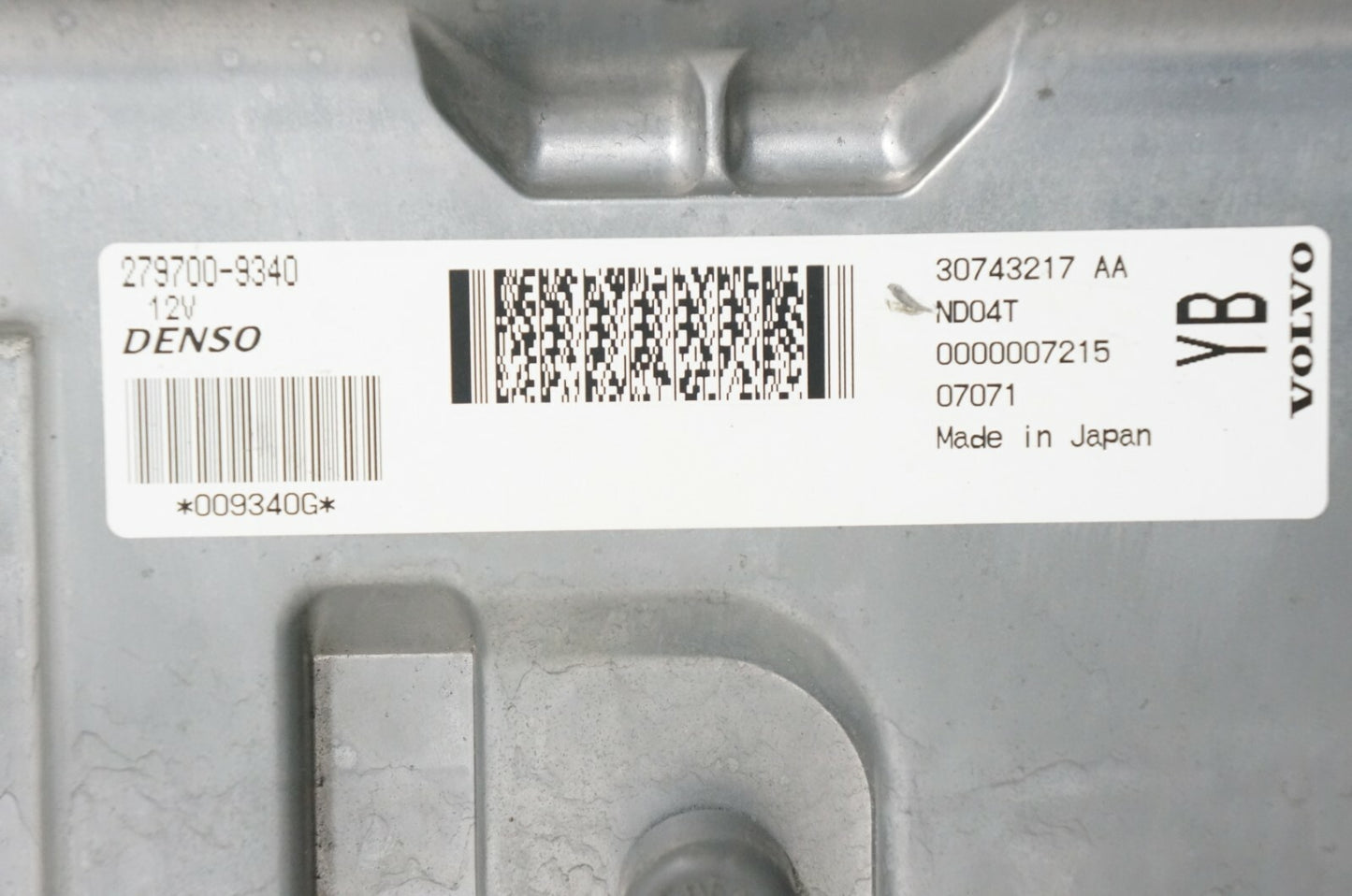 2007-2009 Volvo S80 Engine Control Module ECM ECU 30743217 AA OEM 30743217AA - Alshned Auto Parts