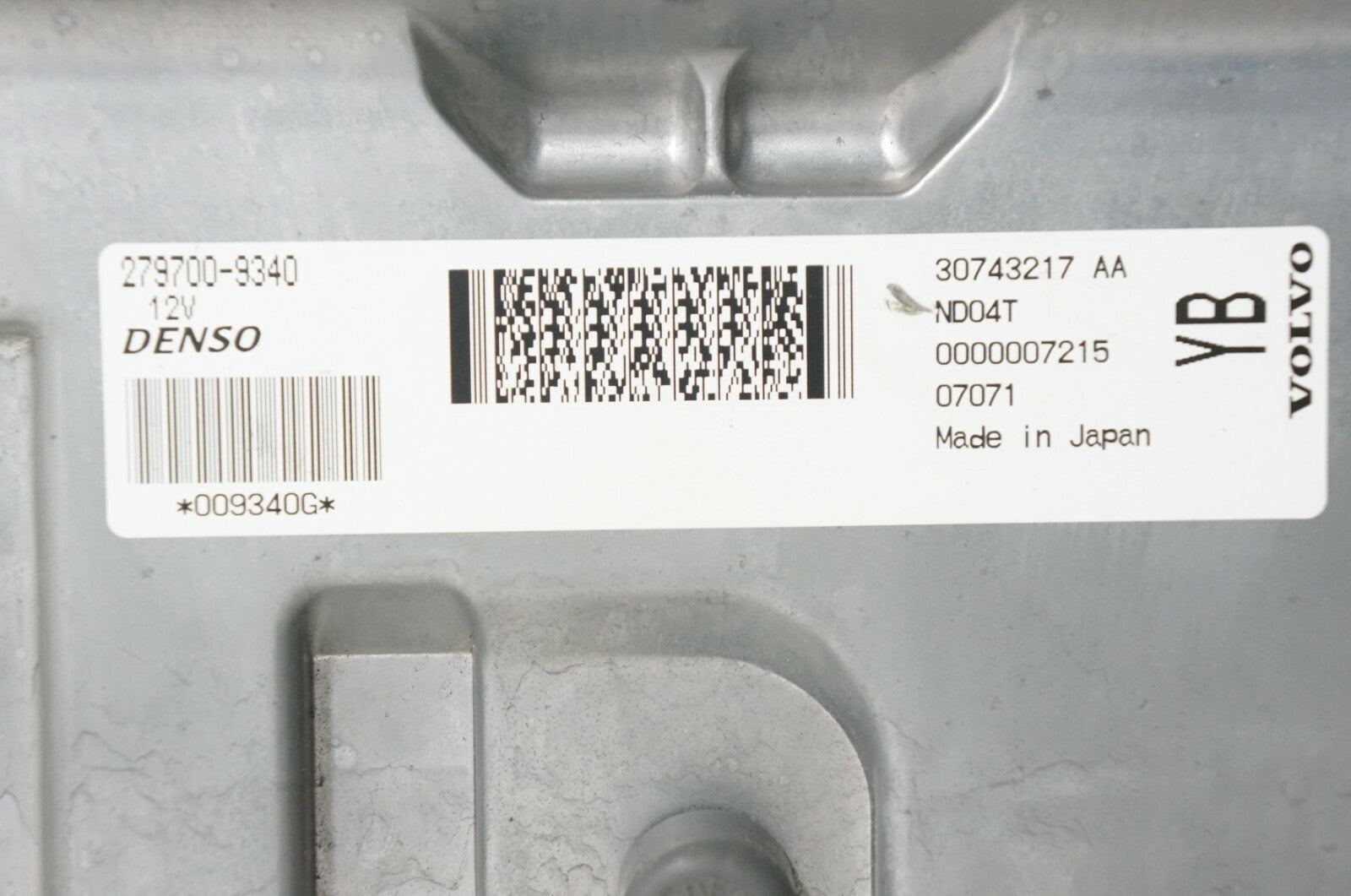 2007-2009 Volvo S80 Engine Control Module ECM ECU 30743217 AA OEM 30743217AA - Alshned Auto Parts