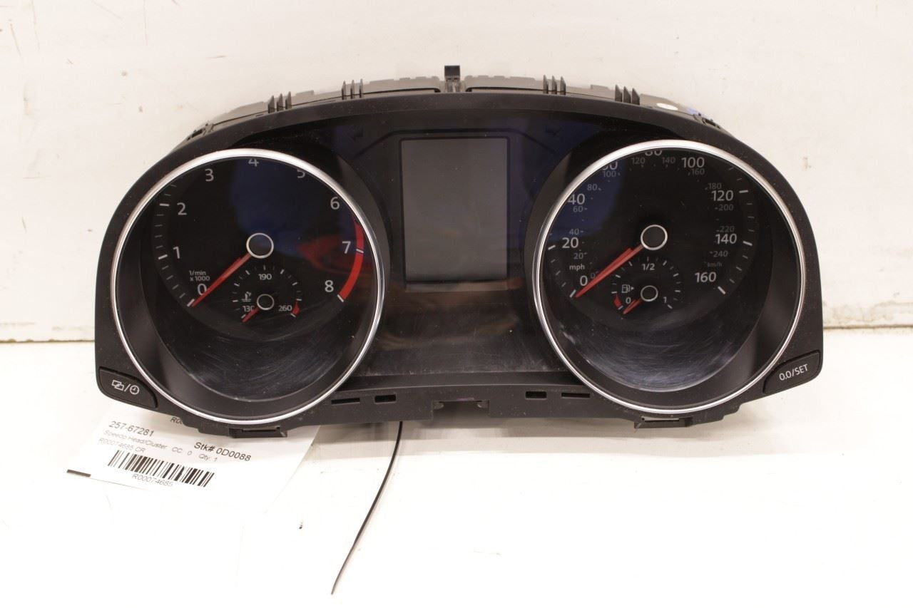 2016 Volkswagen Passat SE 1.8L Speed Gauge Instrument Cluster 99K Mileage *ReaD* - Alshned Auto Parts