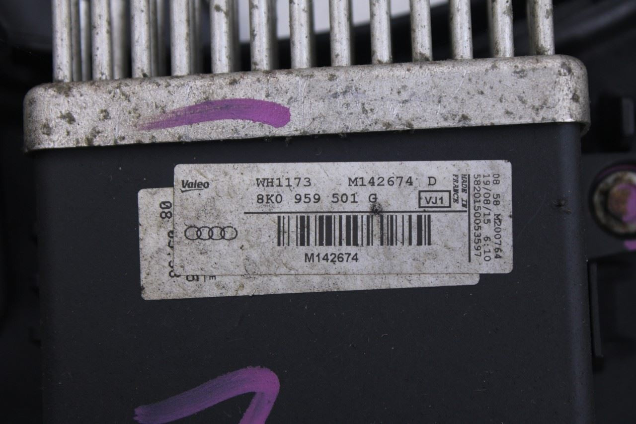 2009-17 Audi Q5 Premium 2.0L Dual Radiator Cooling Fan Motor Assy 8K0-121-003-P - Alshned Auto Parts