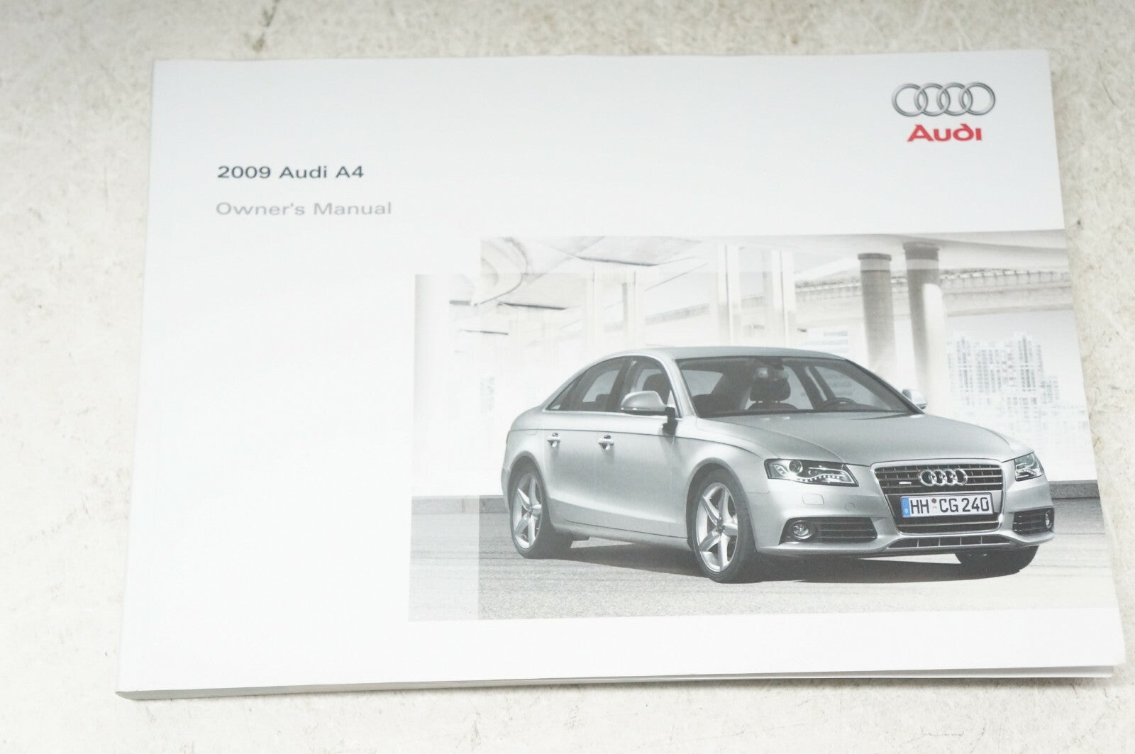 2009 Audi A4 Owner's Manual Book Guide set with Case USA warranty & maintenance - Alshned Auto Parts