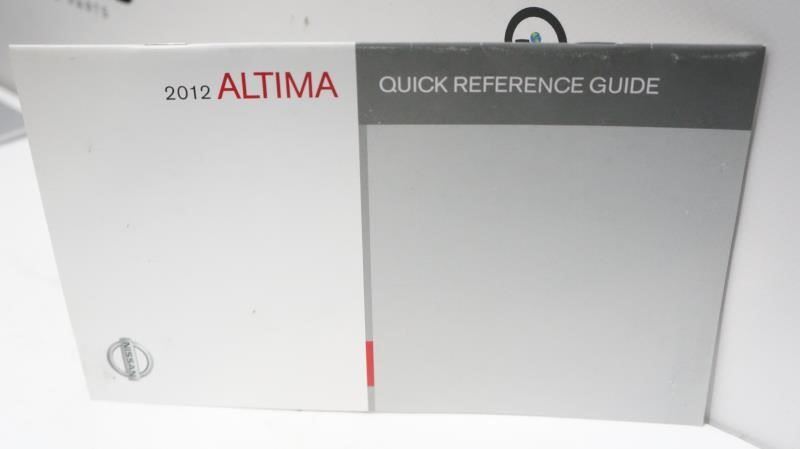 2012 Nissan Altima Owner's Manual Book Set with Case - Alshned Auto Parts