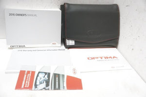 2016 Kia Optima Owner's Manual Book Set with Case