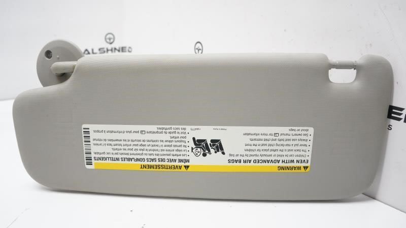 2012-2018 Chevrolet Sonic Passenger Right Sun Visor Gray 42478247 OEM - Alshned Auto Parts