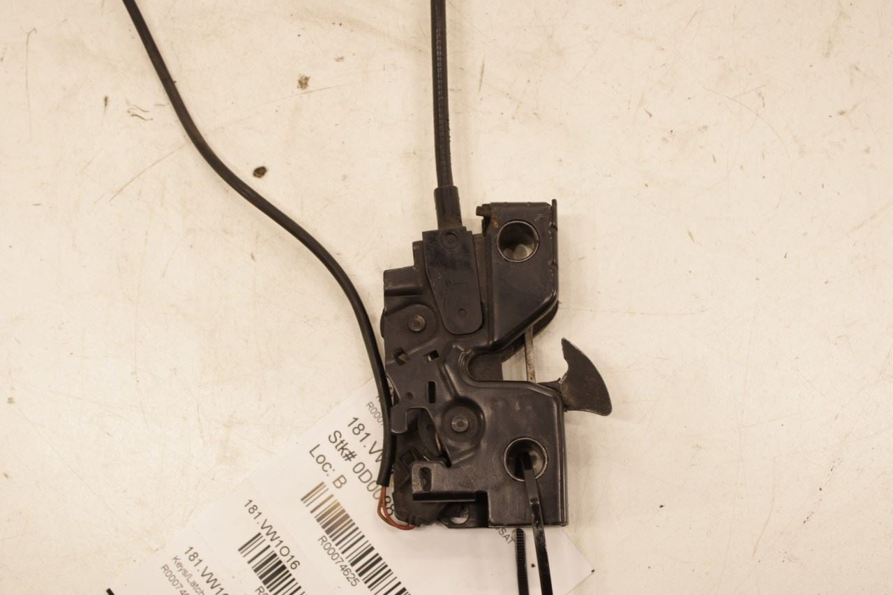 2012-19 Volkswagen Passat SE 1.8L Front Hood Bonnet Lock Latch w/ Release Cable - Alshned Auto Parts