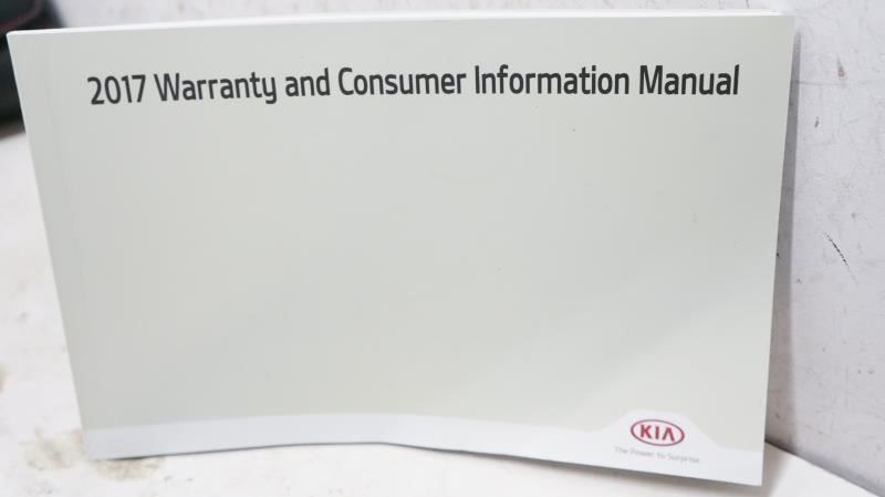 2017 Kia Sorento Owner's Manual Book Set with Case - Alshned Auto Parts