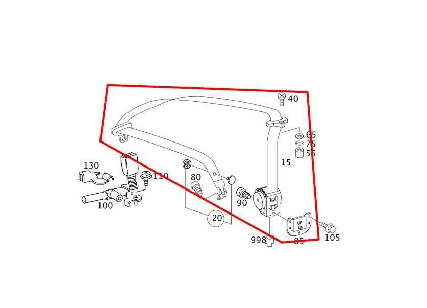 2006-09 Mercedes-Benz CLK 350 Rear Driver Left Side 2nd Row Seat Belt Retractor - Alshned Auto Parts