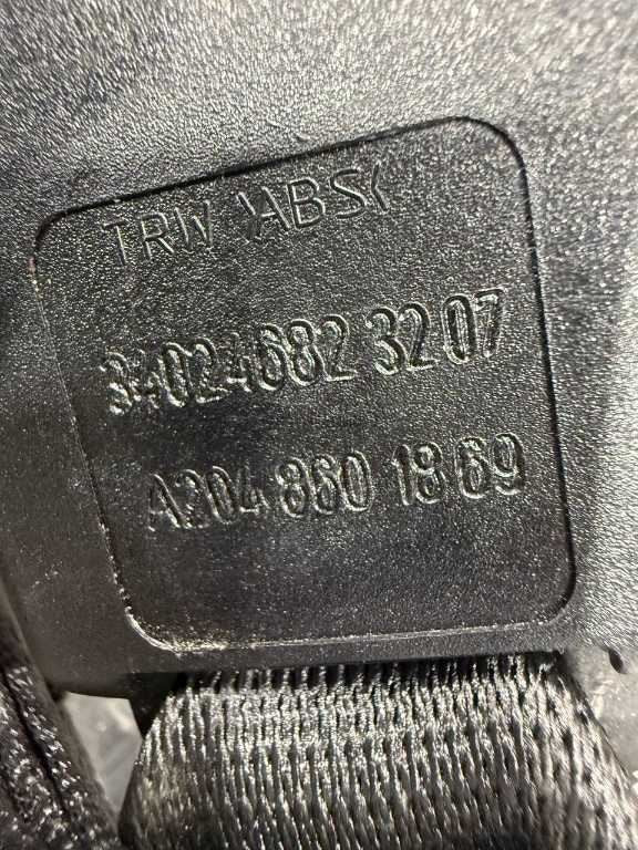 2008 Mercedes-Benz C350 Rear Right Left Side 2nd Row Seat Belt Buckle Set of 3 - Alshned Auto Parts