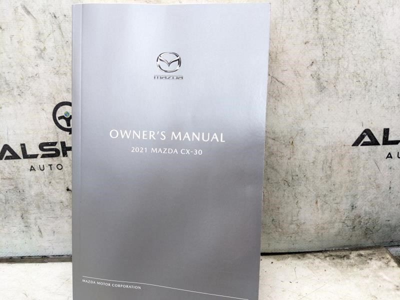 2021 Mazda CX-30 Owners Manual Set with Case 8JR7-EA-20GM OEM - Alshned Auto Parts