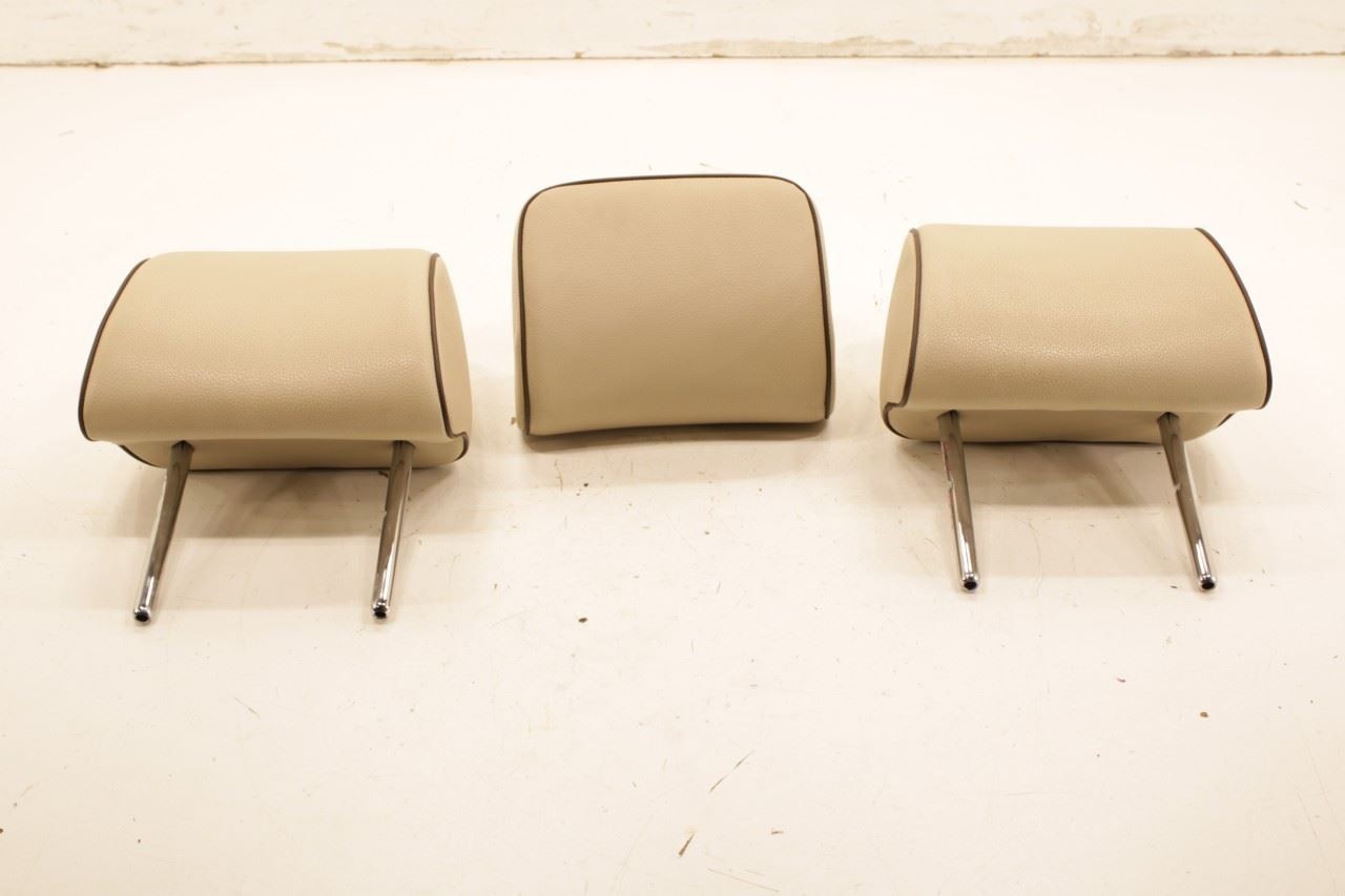 16-18 Volkswagen Passat SE Rear Right Left and Center 2nd Row Seat Headrest Set - Alshned Auto Parts