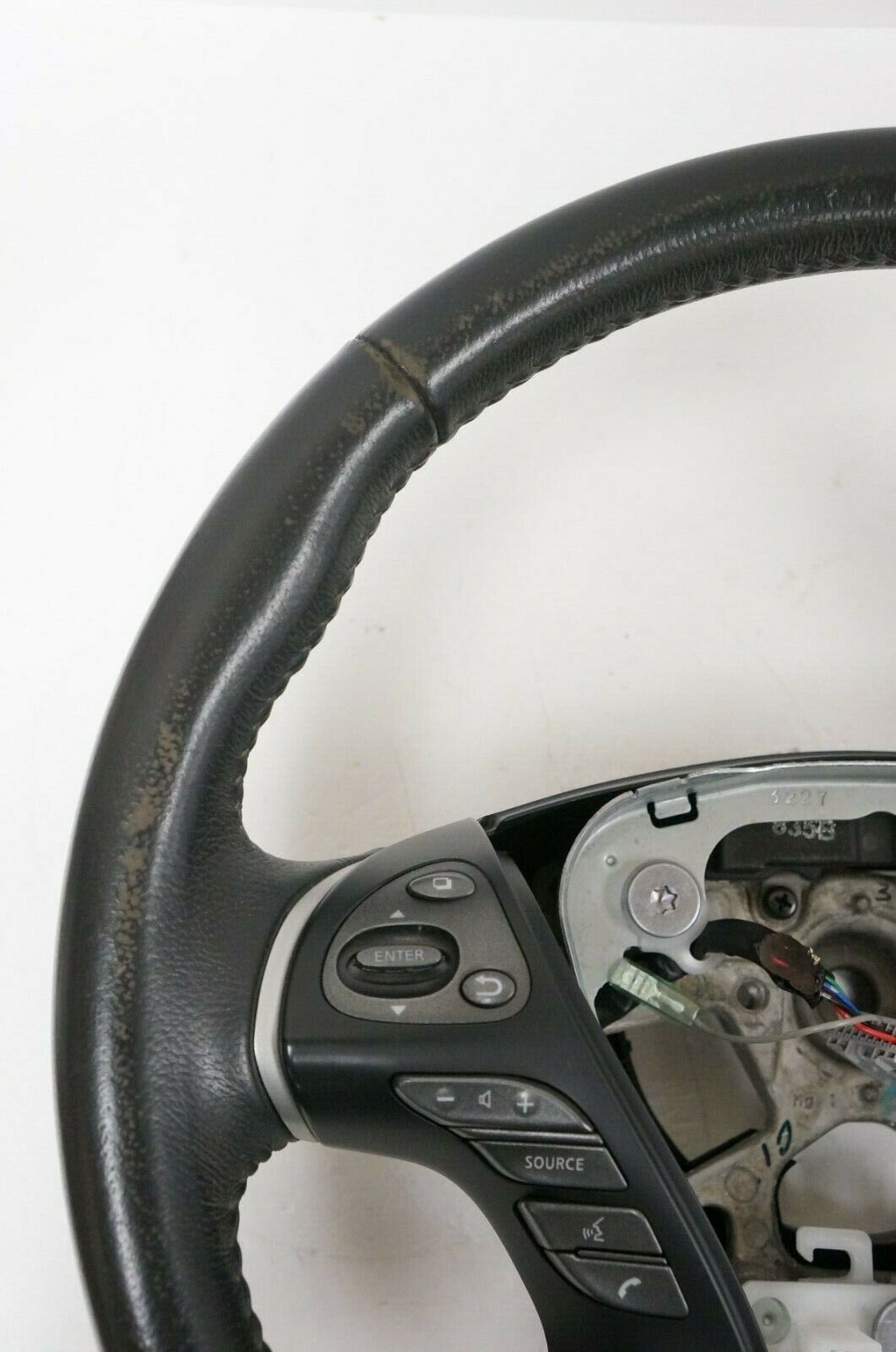 15-17 Nissan Pathfinder Leather Steering Wheel w/Cruise Control OEM 48430 3KG4A - Alshned Auto Parts