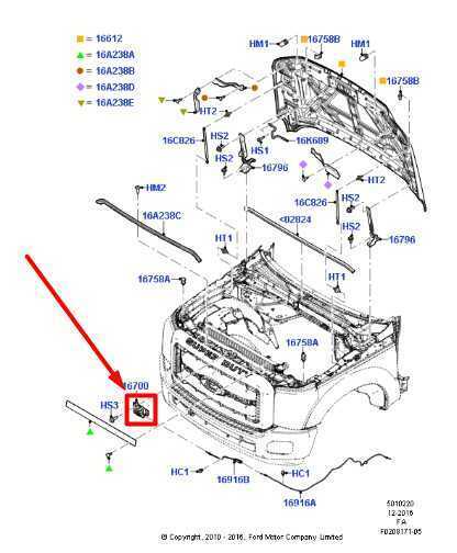 2011-2016 Ford F250 F350 F450 Front Hood Lock Latch BC3Z-16700-A OEM - Alshned Auto Parts