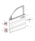2011-2021 Jeep Grand Cherokee Laredo X 4X4 Front Left Door Hinge Upper and Lower - Alshned Auto Parts