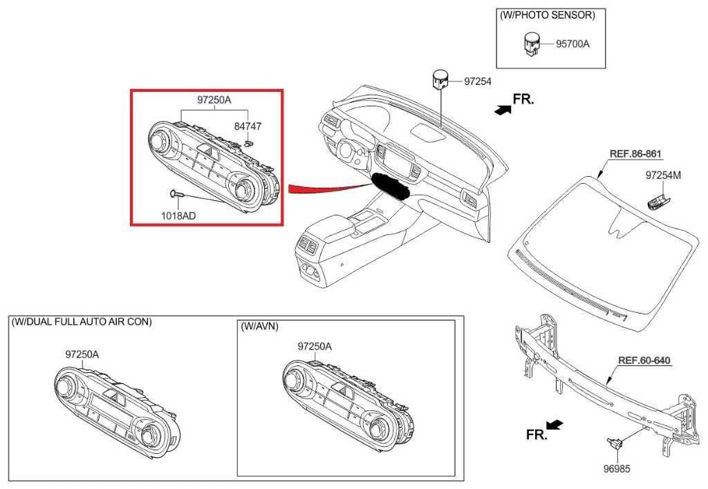 15-18 Kia Sorento EX Dashboard AC Heater Climate Control Panel 97250-C6560 *ReaD - Alshned Auto Parts
