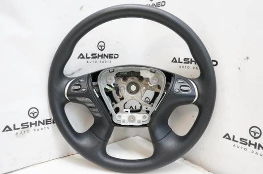 2017 Nissan Pathfinder Left Driver Steering Wheel Black 48430-9PJ2A OEM - Alshned Auto Parts