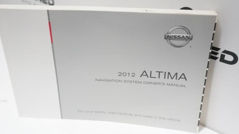 2012 Nissan Altima Owner's Manual Book Set with Case - Alshned Auto Parts