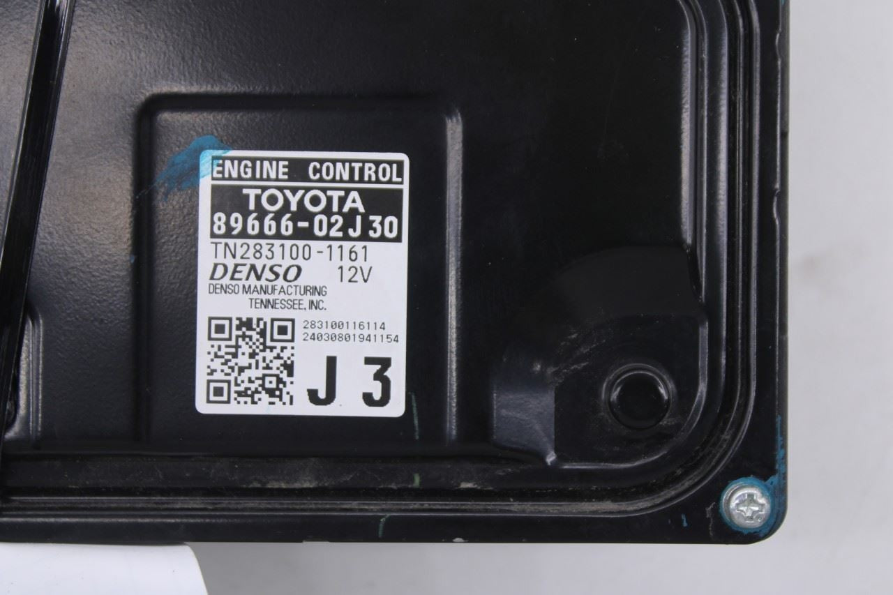 23-2025 Toyota Corolla LE 2L Engine Computer Control Module ECU ECM 89666-02J30 8