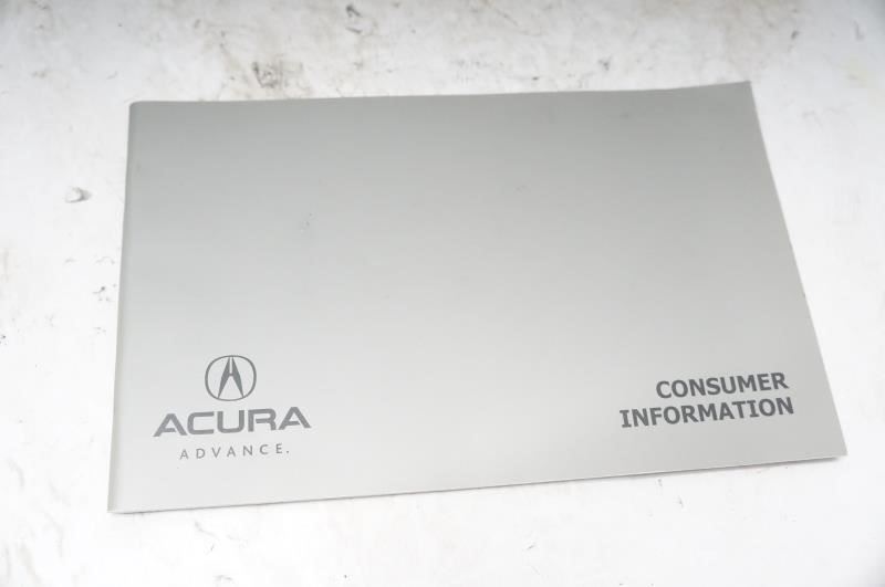 2011 Acura MDX Owner's Manual Book Set & Audio System DVD with Case - Alshned Auto Parts