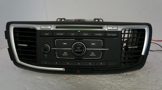 13-15 Honda Accord CD AUX Radio Faceplate OEM 39100-T2A-A320 *ReaD* - Alshned Auto Parts