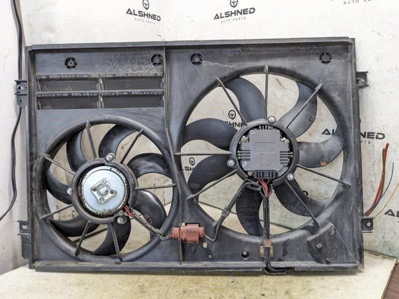 2014 Volkswagen Passat Dual Radiator Cooling Fan Motor Assembly 1KM121205 OEM - Alshned Auto Parts