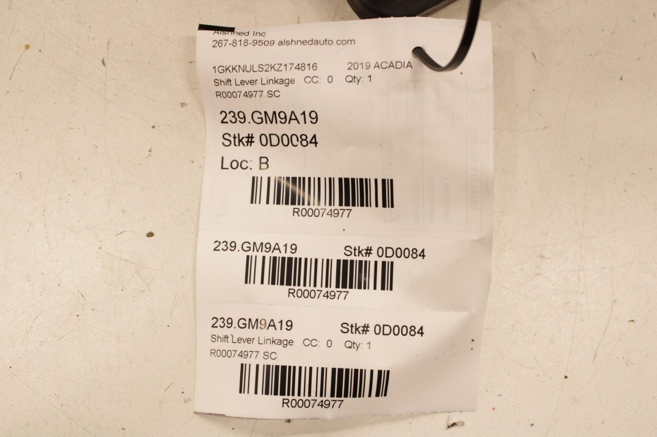 2019 GMC Acadia SLT-1 3.6L AWD Automatic Transmission Gear Shifter Lever Knob - Alshned Auto Parts