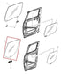 2014-2024 RAM 1500 Classic Express Rear Left Door Window Glass 55372327AB1