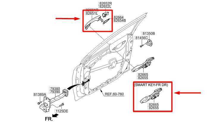 2015-2019 Hyundai Sonata Front Left Door Exterior Handle 82651-C1000 OEM *ReaD* - Alshned Auto Parts