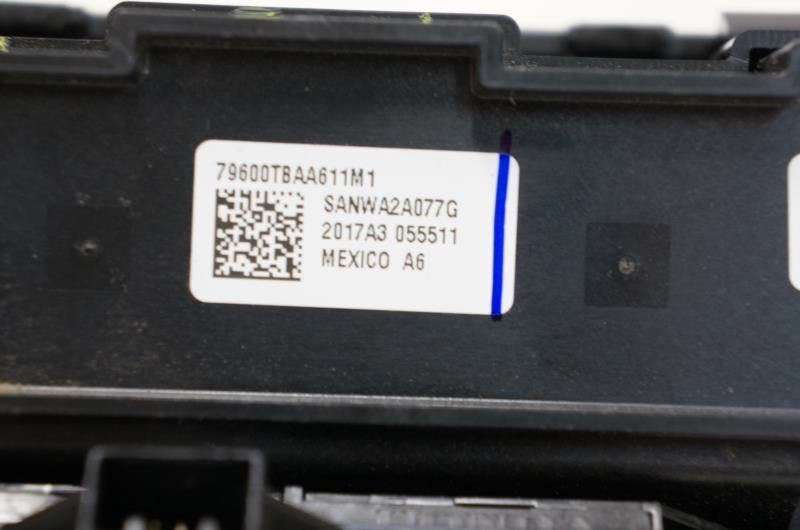 2017 Honda Civic AC Heater Temperature Climate Control 79600TBAA611M1 OEM *ReaD* - Alshned Auto Parts
