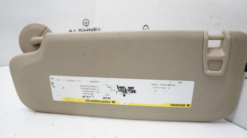2014 Cadillac CTS Passenger Right Sun Visor Beige 22980479 OEM - Alshned Auto Parts