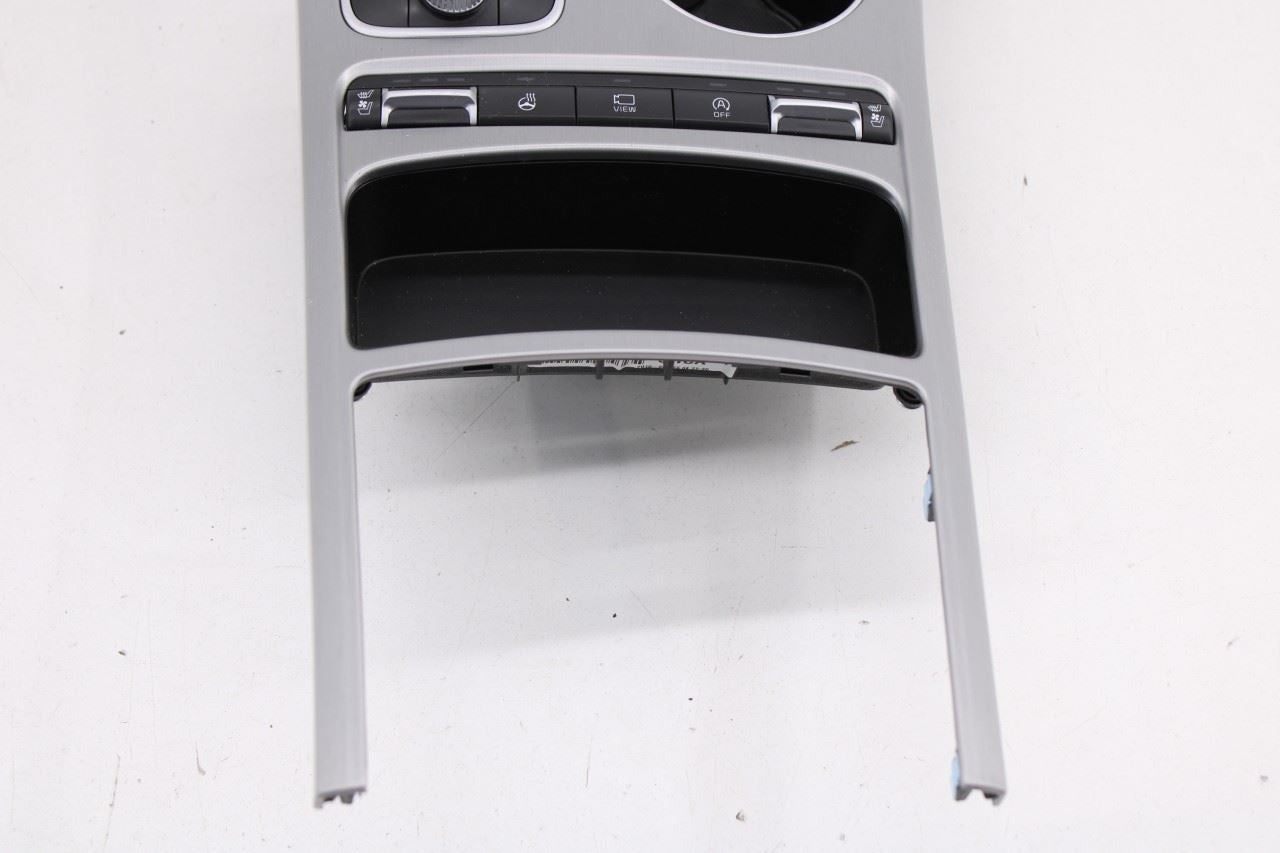 18-21 Kia Stinger GT2 Center Console Shifter Bezel Trim w/ Cup Holder and Switch - Alshned Auto Parts