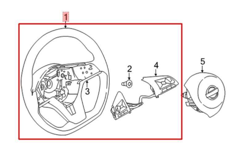 2020-23 Nissan Sentra Steering Wheel Leather w/ Control Buttons 48430-6LW4C OEM - Alshned Auto Parts