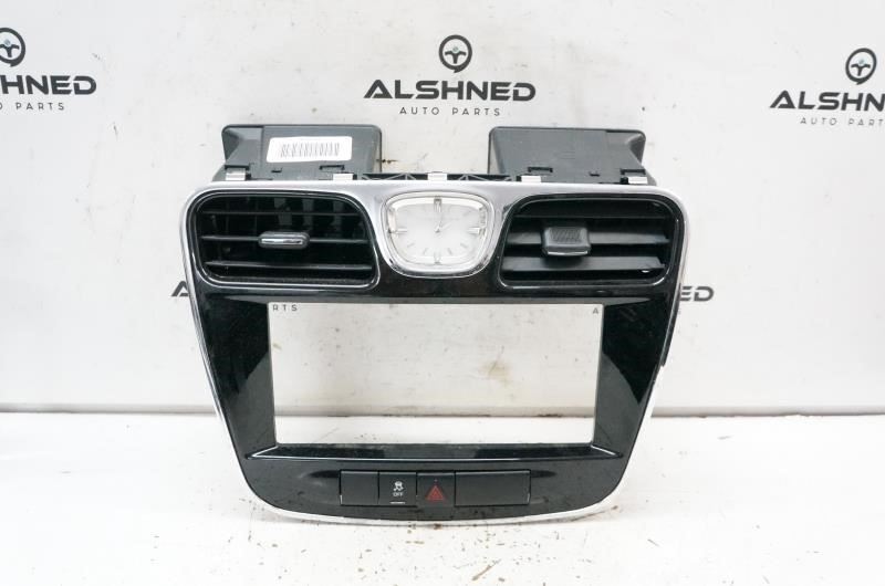 2011-2014 Chrysler 200 Radio Trim Bezel Air Vents & Clock 1229575X-01 OEM - Alshned Auto Parts