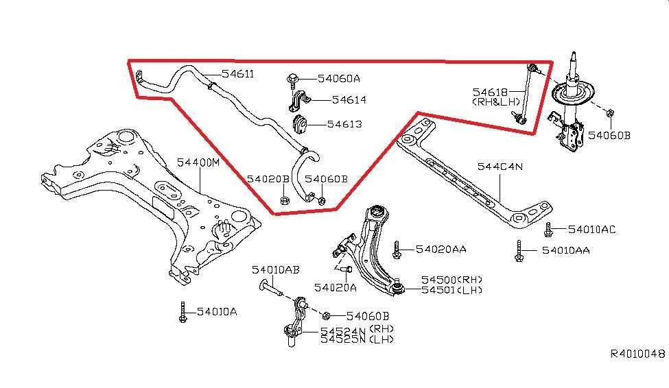2013-19 Nissan Sentra SL FWD Front Stabilizer Sway AntiRoll Bar 546114AF2A OEM - Alshned Auto Parts